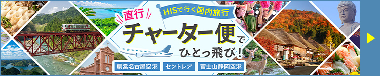 直行チャーター便特集