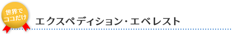 エクスペディション･エベレスト