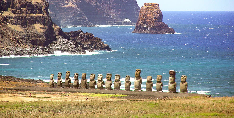 モアイ像 イースター島 チリ 世界遺産の旅 His