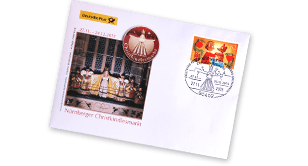 記念切手とハガキ(イメージ)