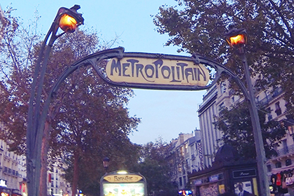 パリ北駅メトロ